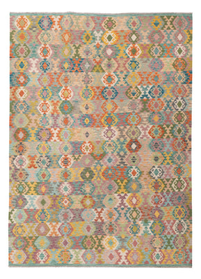 Kelim Rug - Splash - 345 x 253 cm - colorful