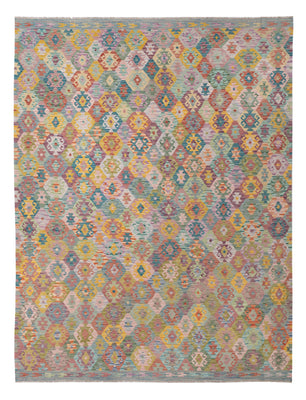 Kelim Rug - Splash - 336 x 259 cm - colorful