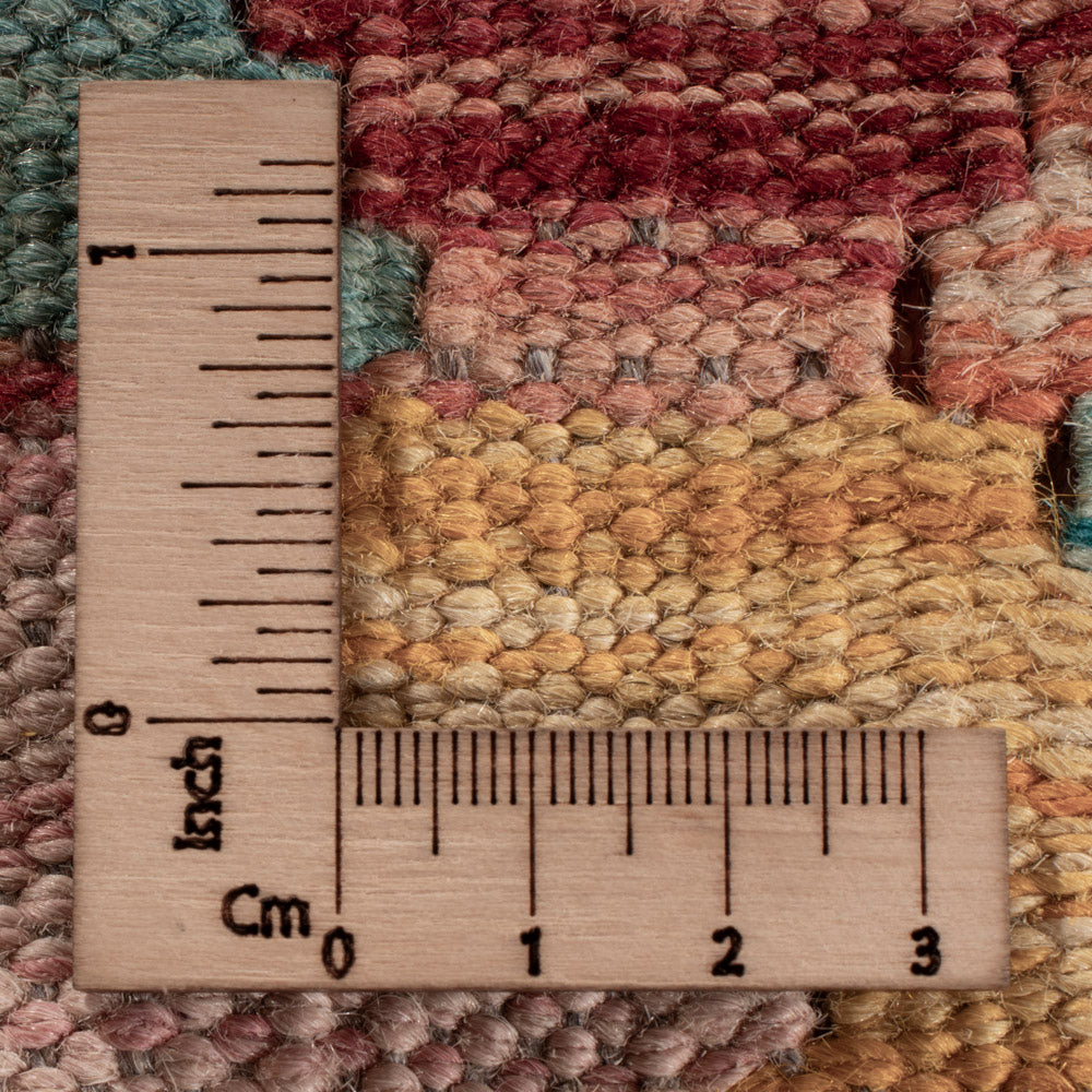 Kelim Rug - Splash - 392 x 323 cm - colorful