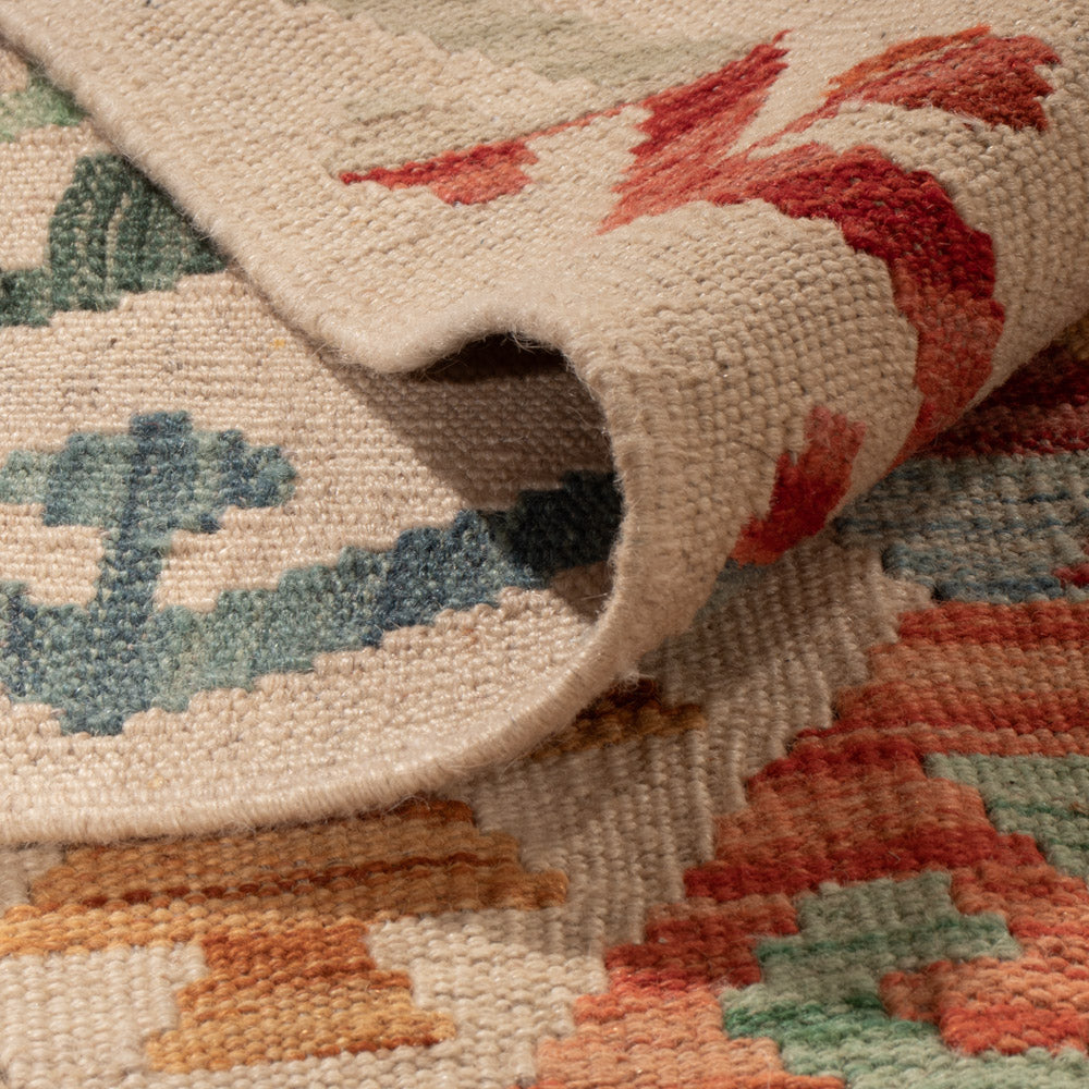 Kelim Rug - Splash - 358 x 258 cm - colorful