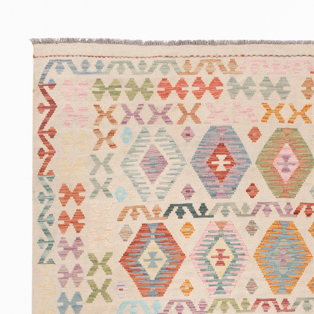 Kilim Maimana Rug 296x239cm - Wool Rug