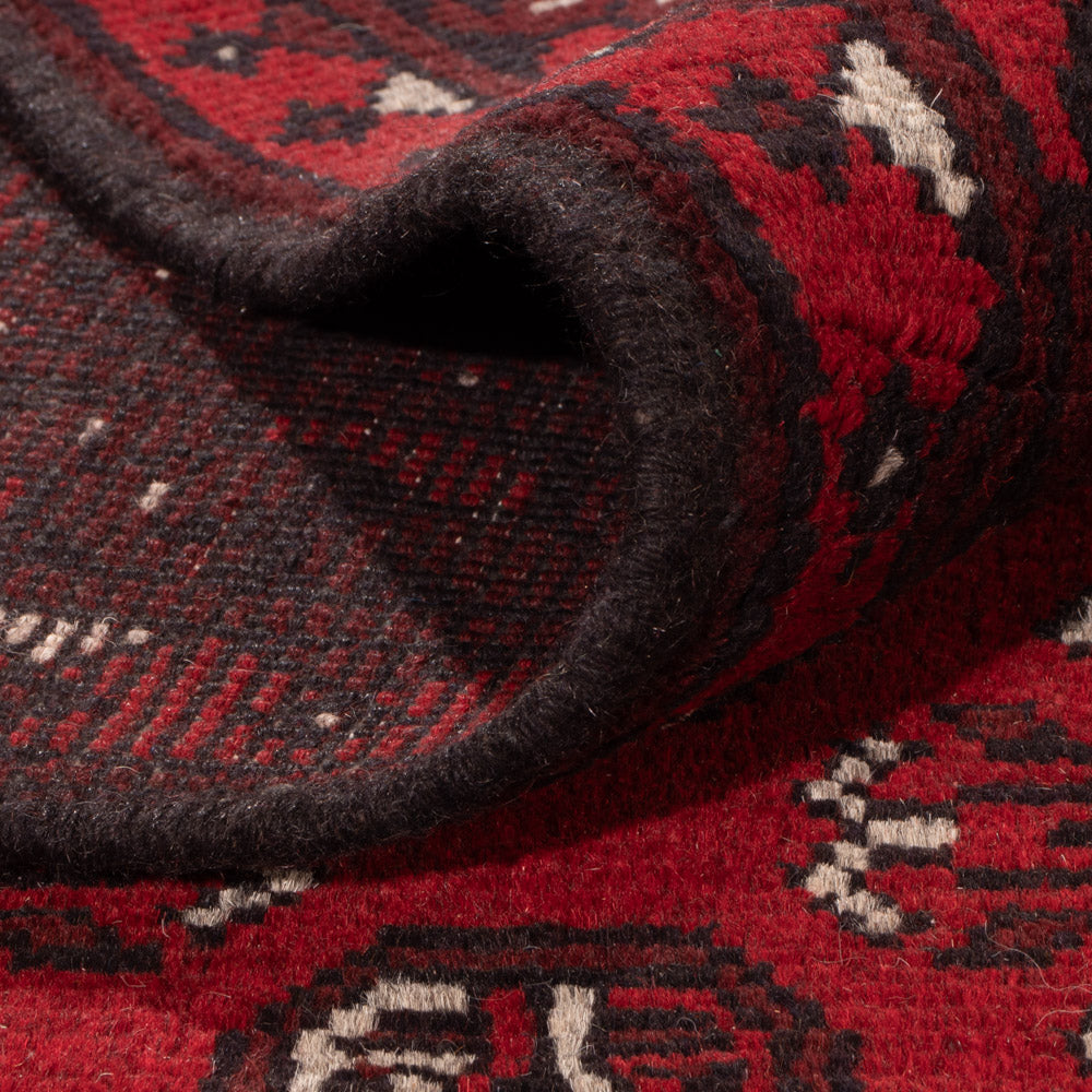 Afghan Rug - Filpa - 302 x 245 cm - red