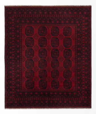 Afghan Rug - Filpa - 300 x 250 cm - red