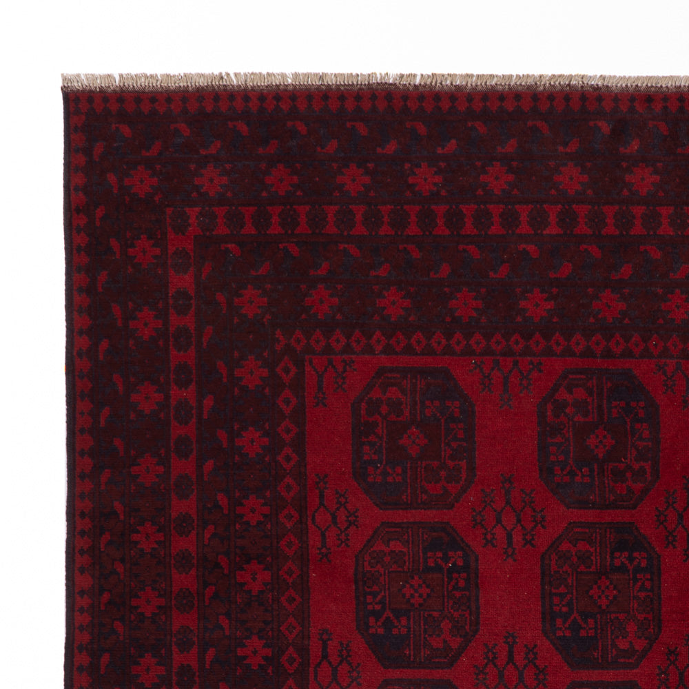 Afghan Rug - Filpa - 300 x 250 cm - red