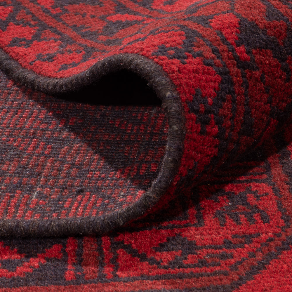 Afghan Rug - Filpa - 300 x 245 cm - red