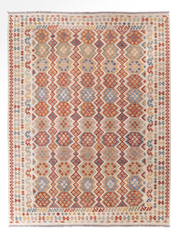 Kelim Rug - Splash - 403 x 306 cm - colorful