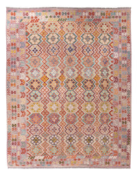 Kelim Rug - Splash - 403 x 314 cm - colorful