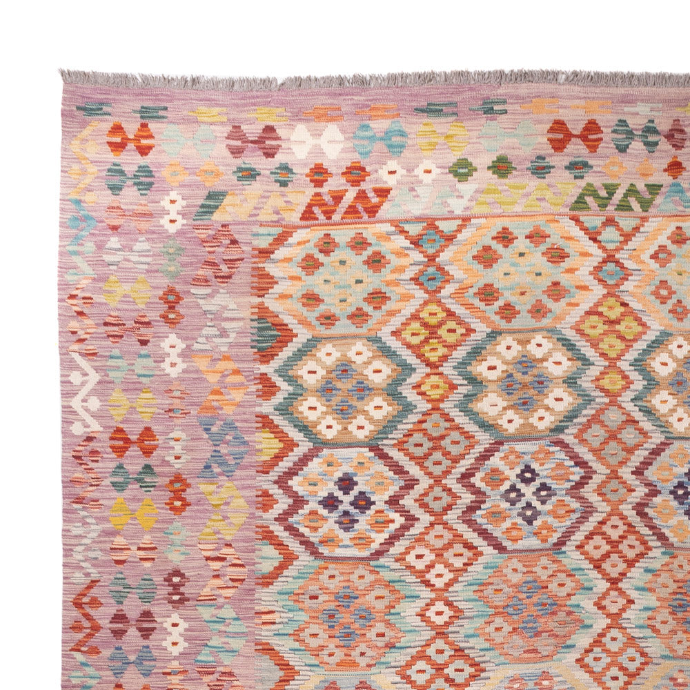 Kelim Rug - Splash - 403 x 314 cm - colorful