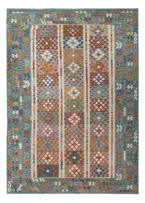 Kelim Rug - Splash - 352 x 251 cm - colorful