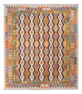 Kelim Rug - Splash - 299 x 261 cm - colorful