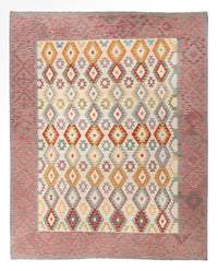 Kelim Rug - Splash - 389 x 314 cm - colorful