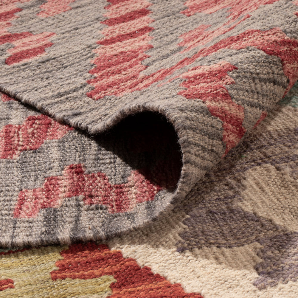 Kelim Rug - Splash - 389 x 314 cm - colorful