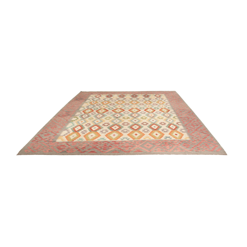 Kelim Rug - Splash - 389 x 314 cm - colorful