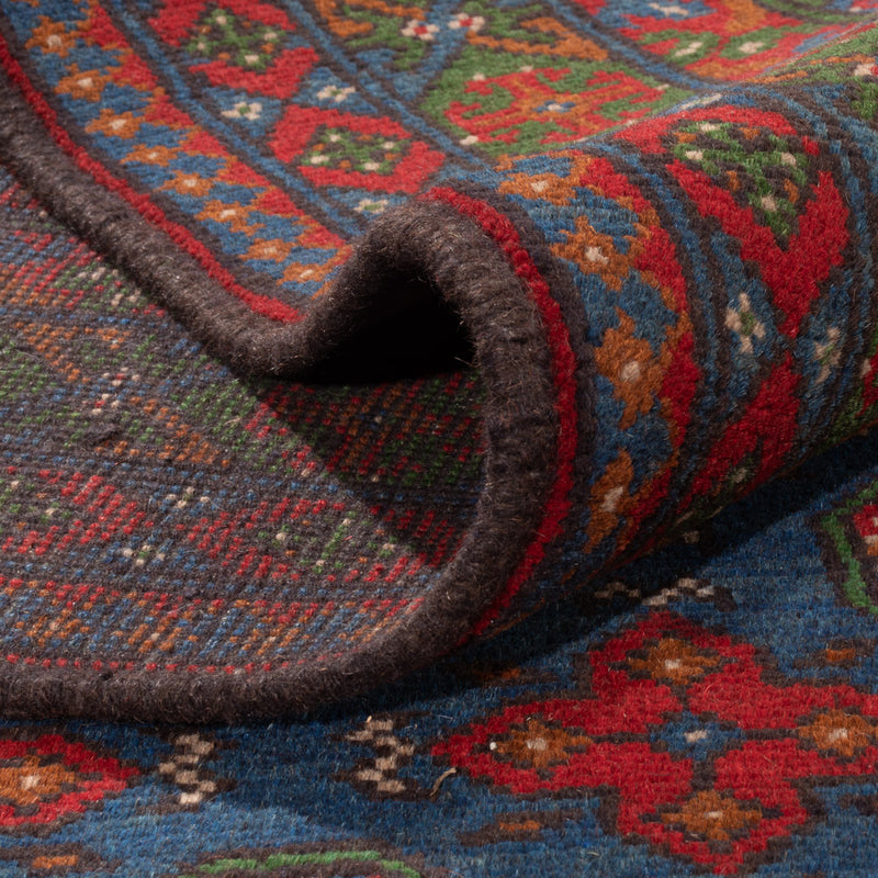 Afghan Rug - Filpa - 355 x 252 cm - blue