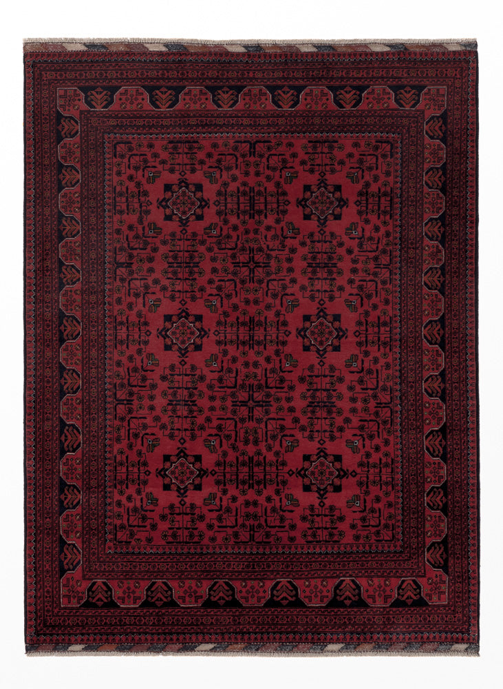 Afghan Rug - Kunduz - Royal - 196 x 148 cm - red