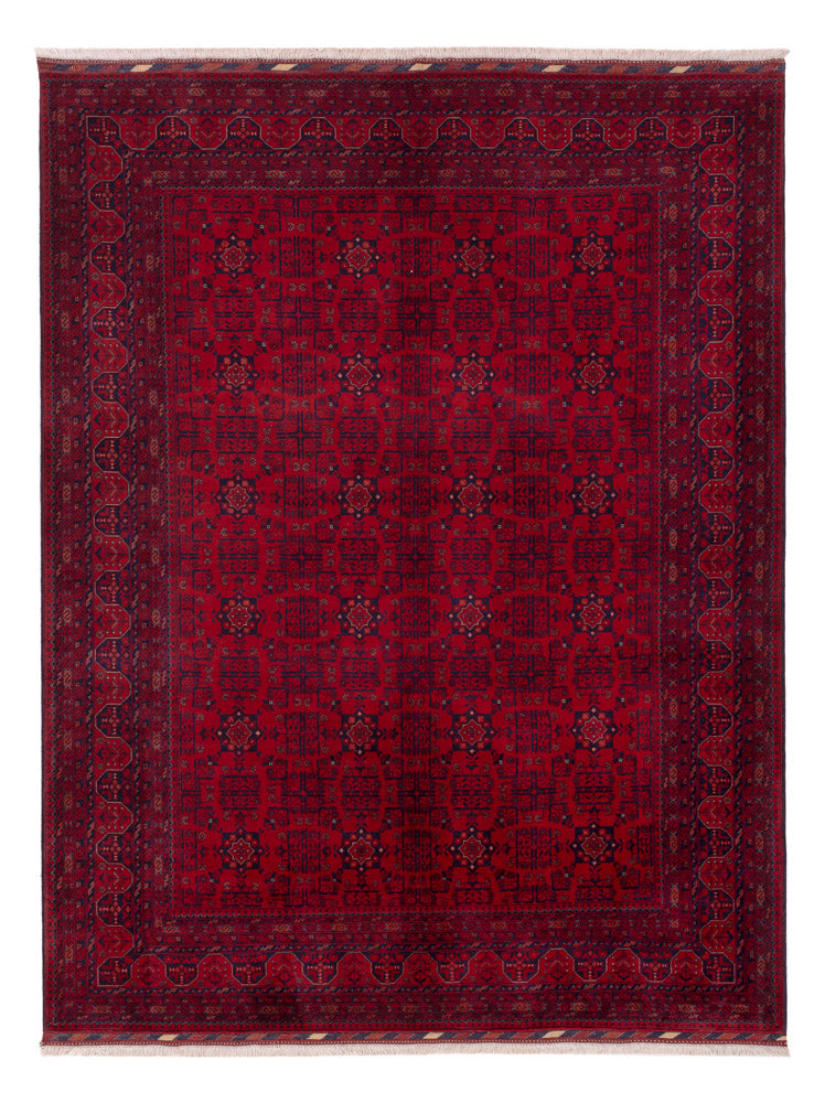 Afghan Rug - Royal - 242 x 181 cm - red