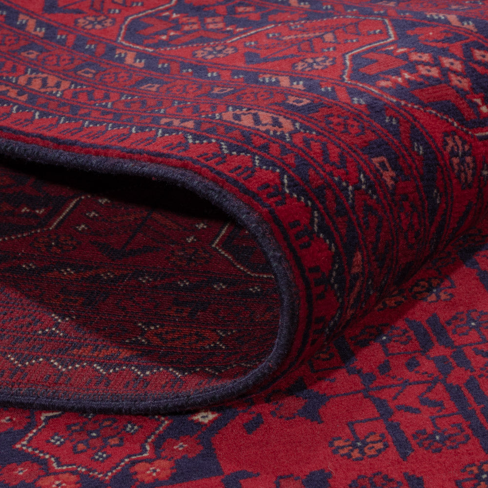 Afghan Rug - Royal - 242 x 181 cm - red