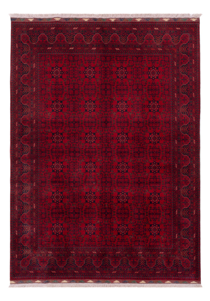 Afghan Rug - Royal - 240 x 173 cm - red