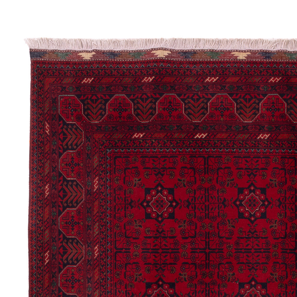 Afghan Rug - Royal - 240 x 173 cm - red