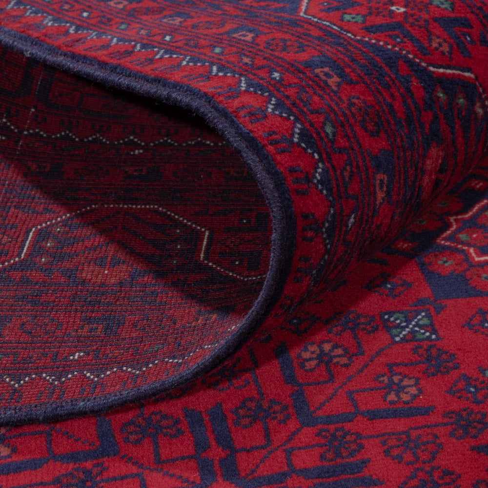 Afghan Rug - Royal - 242 x 172 cm - red