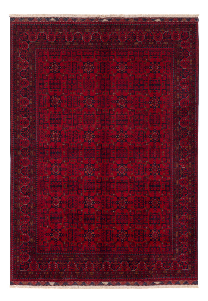 Afghan Rug - Royal - 241 x 170 cm - red