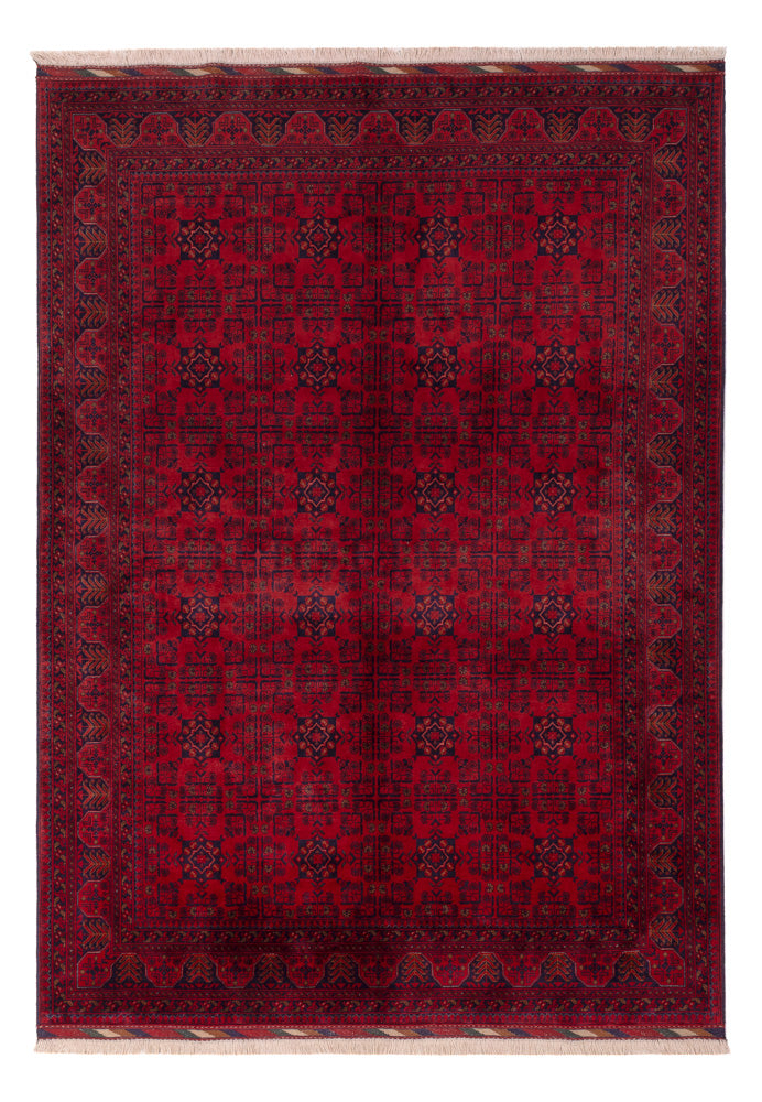 Afghan Rug - Royal - 242 x 173 cm - red