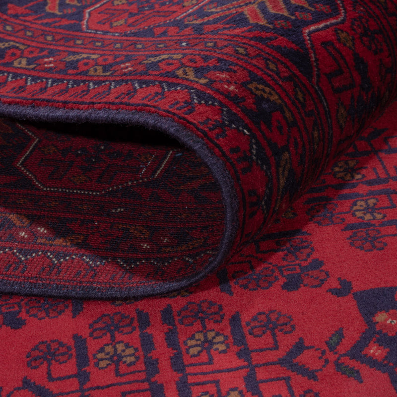 Afghan Rug - Royal - 242 x 173 cm - red