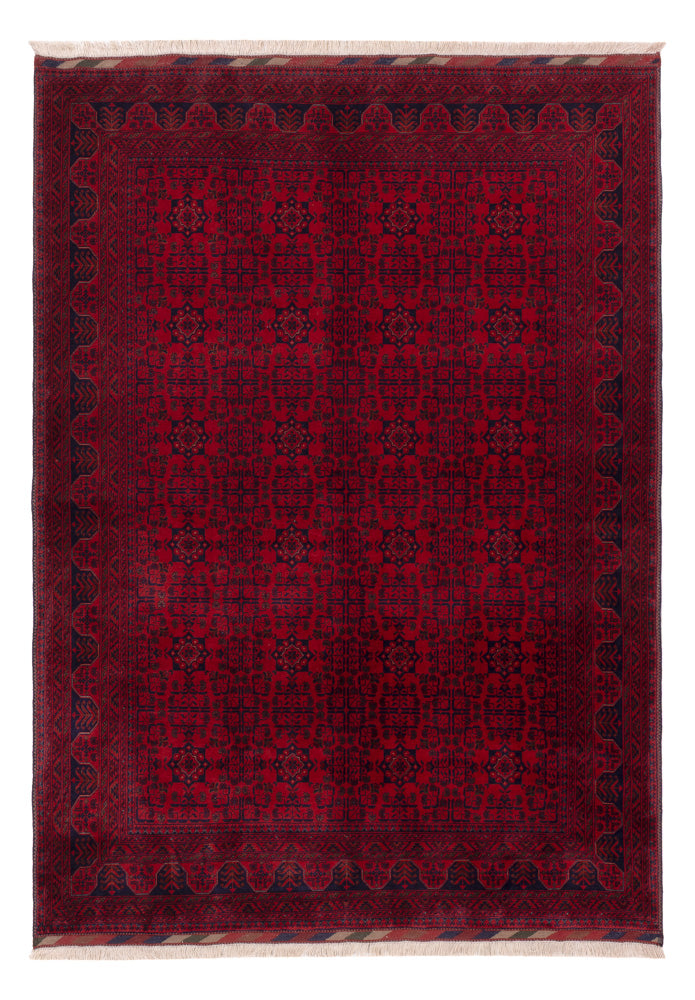 Afghan Rug - Royal - 241 x 173 cm - red