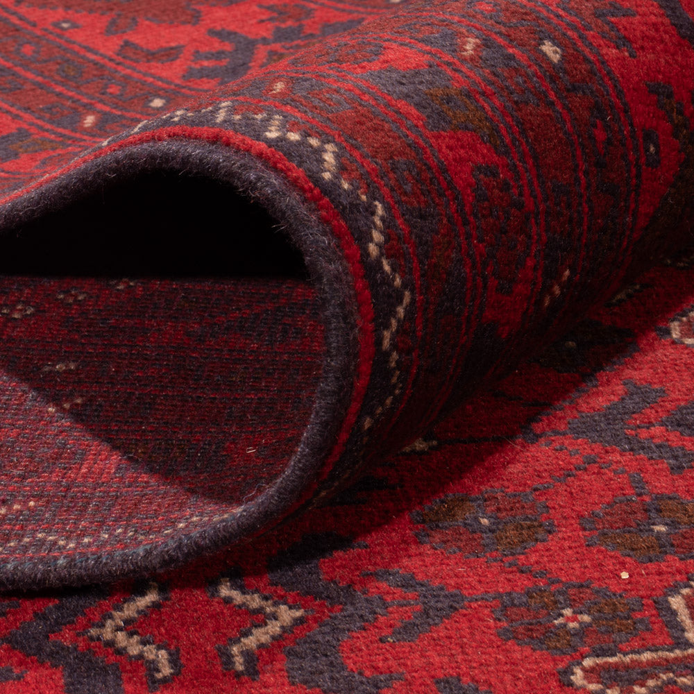 Afghan Rug - Kunduz - 345 x 248 cm - red