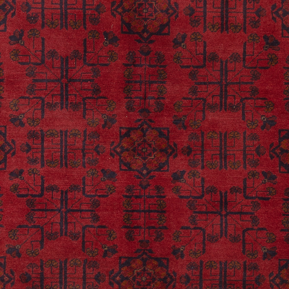 Afghan Rug - Kunduz - 225 x 178 cm - red
