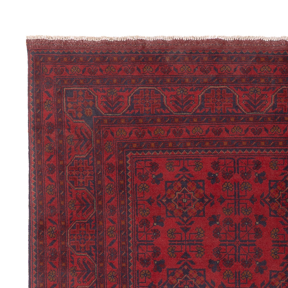 Afghan Rug - Kunduz - 234 x 170 cm - red