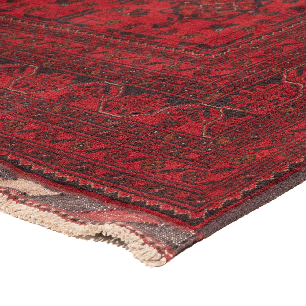 Afghan Rug - Kunduz - 234 x 170 cm - red