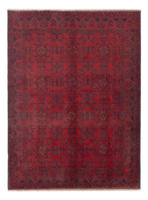 Afghan Rug - Kunduz - 234 x 178 cm - red