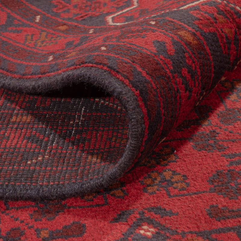 Afghan Rug - Kunduz - 234 x 175 cm - red