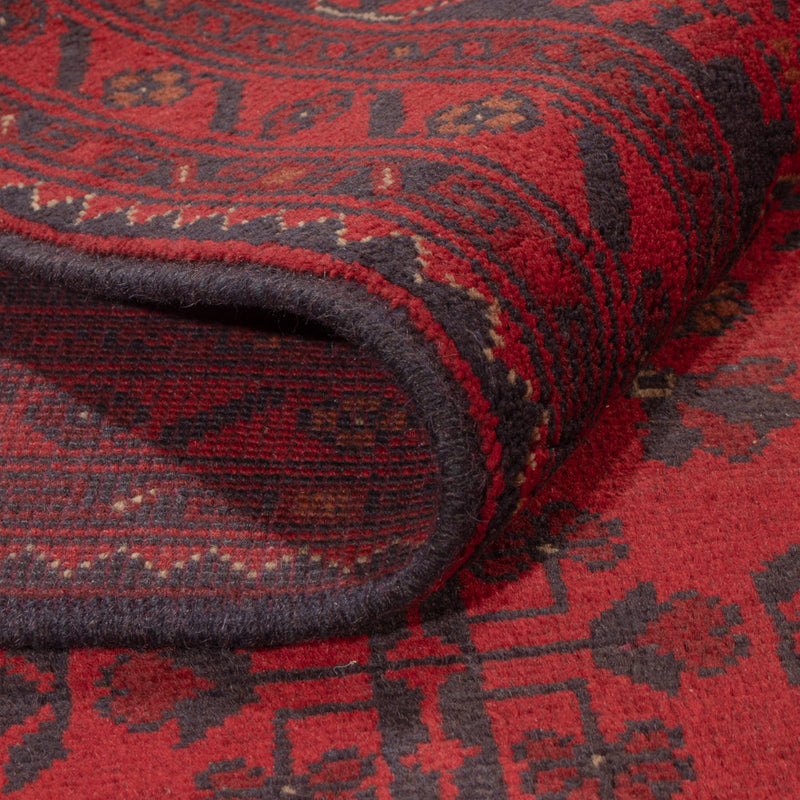 Afghan Rug - Kunduz - 229 x 177 cm - red