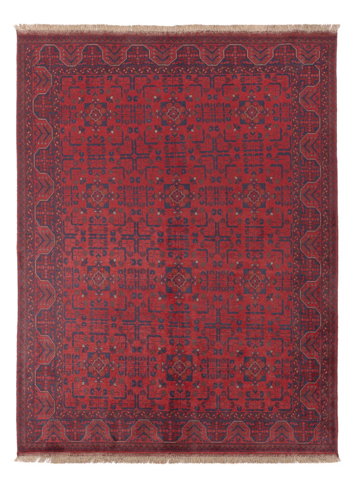 Afghan Rug - Kunduz - 234 x 171 cm - red