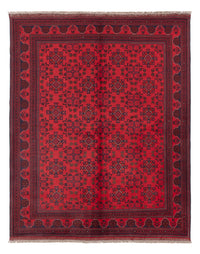 Afghan Rug - Kunduz - 223 x 173 cm - red