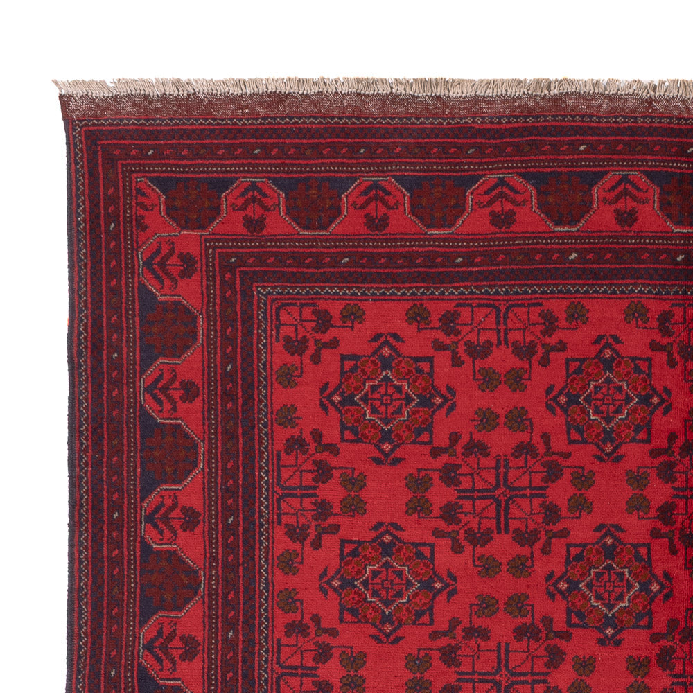 Afghan Rug - Kunduz - 223 x 173 cm - red