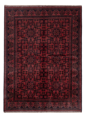 Afghan Rug - Kunduz - 197 x 146 cm - red