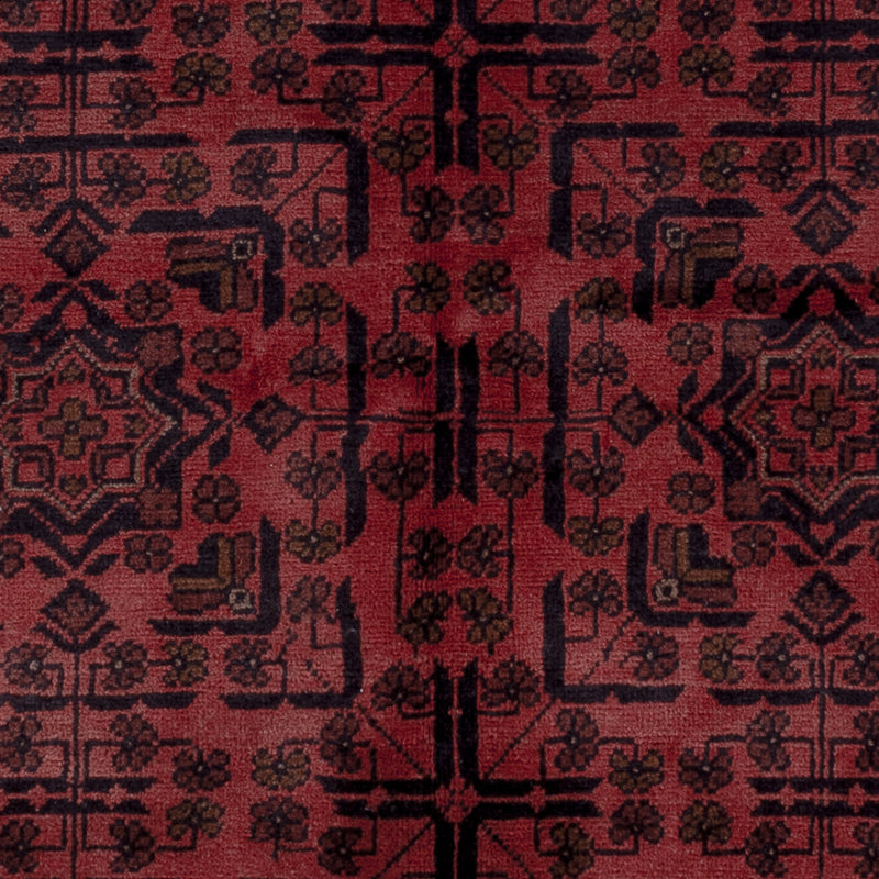 Afghan Rug - Kunduz - 197 x 146 cm - red
