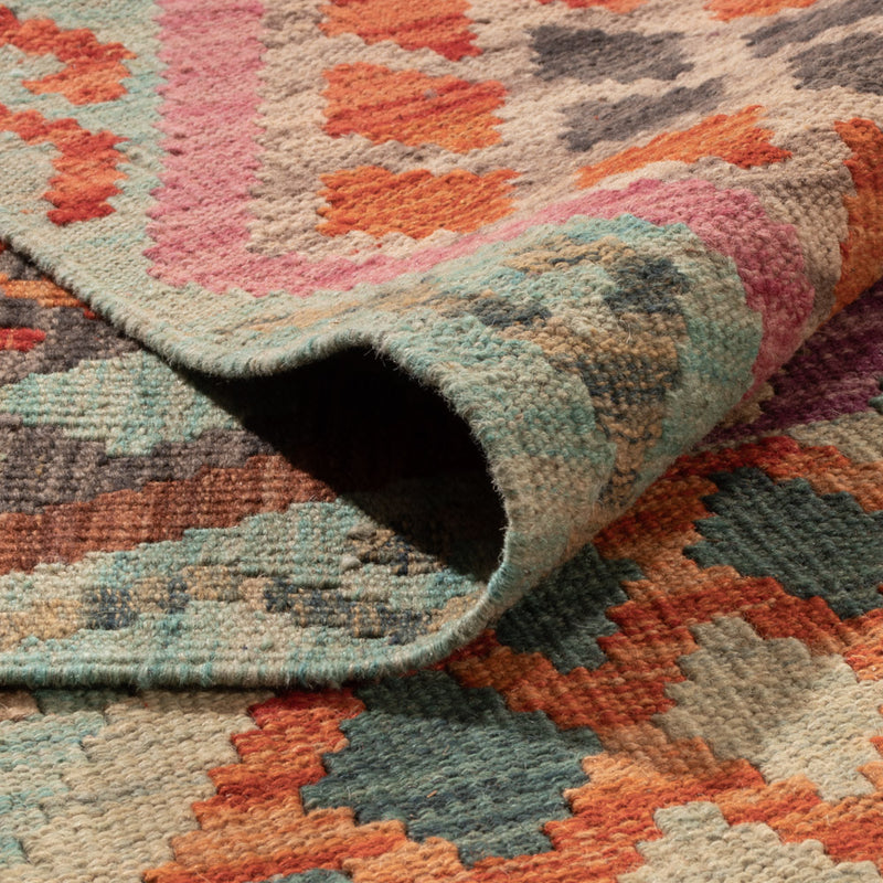 Kelim Rug - Splash - 347 x 257 cm - colorful