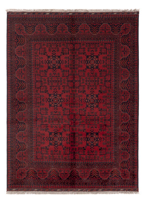 Afghan Rug - Kunduz - 200 x 145 cm - red