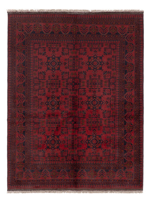 Afghan Rug - Kunduz - 200 x 152 cm - red