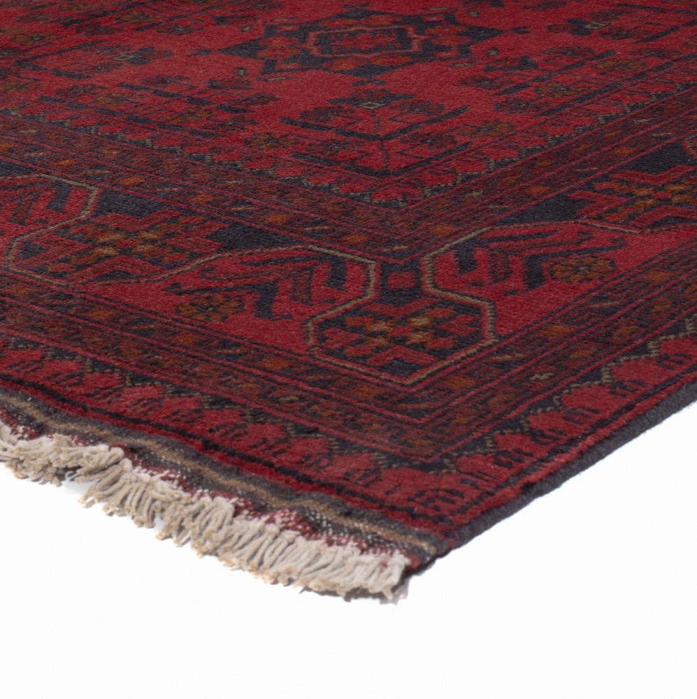 Afghan Rug - Kunduz - 200 x 152 cm - red