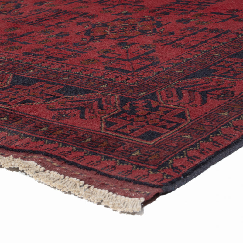 Afghan Rug - Kunduz - 202 x 146 cm - red