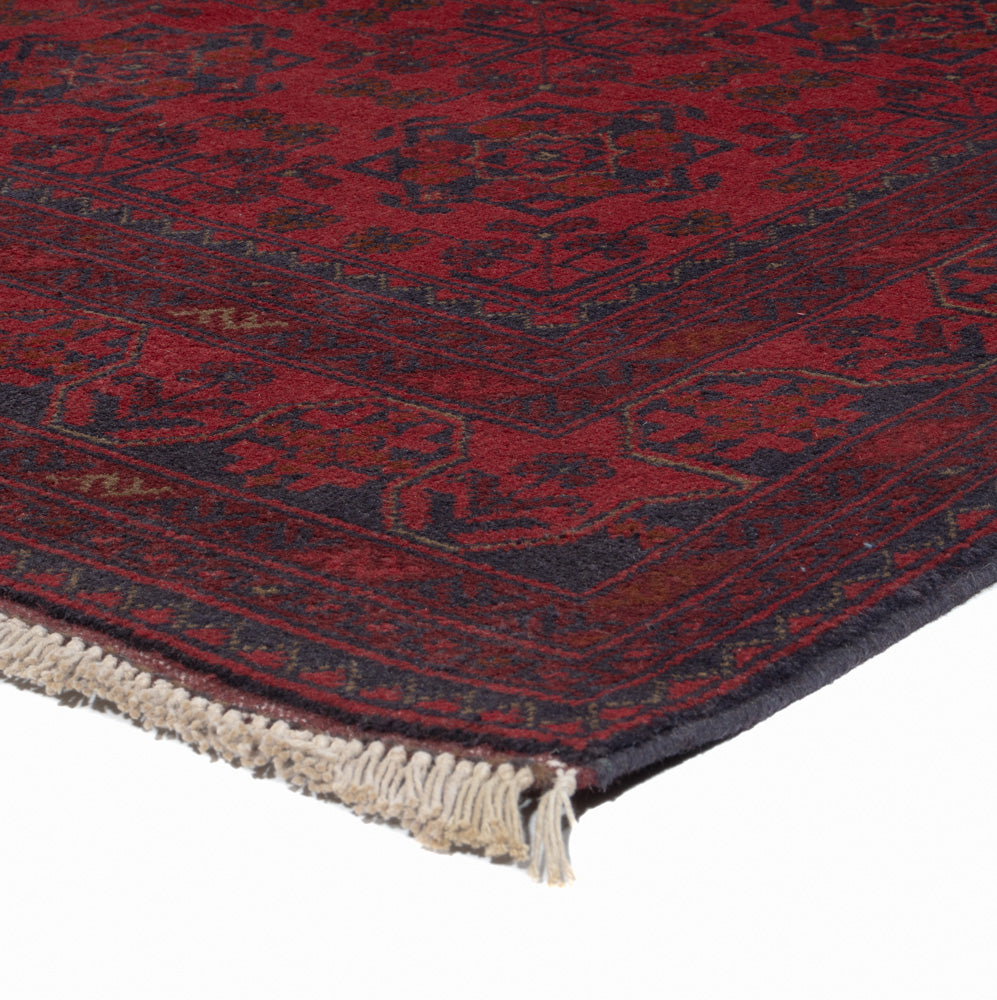 Afghan Rug - Kunduz - 200 x 151 cm - red