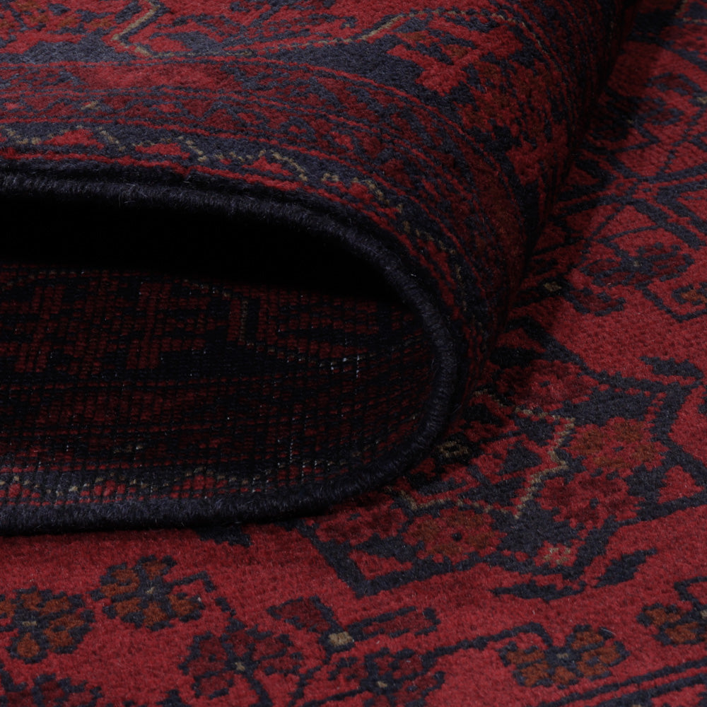 Afghan Rug - Kunduz - 200 x 151 cm - red