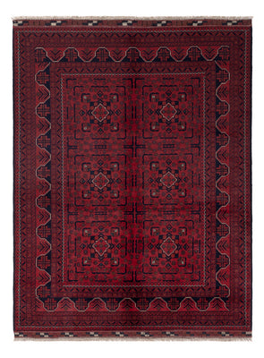 Afghan Rug - Kunduz - Royal - 199 x 150 cm - red