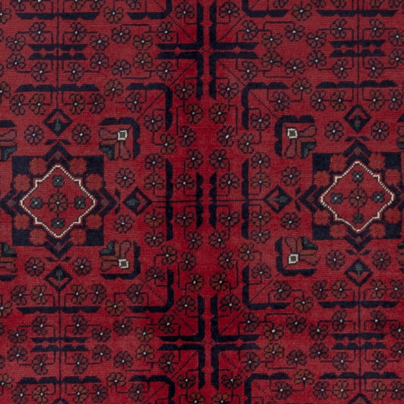 Afghan Rug - Kunduz - Royal - 199 x 150 cm - red