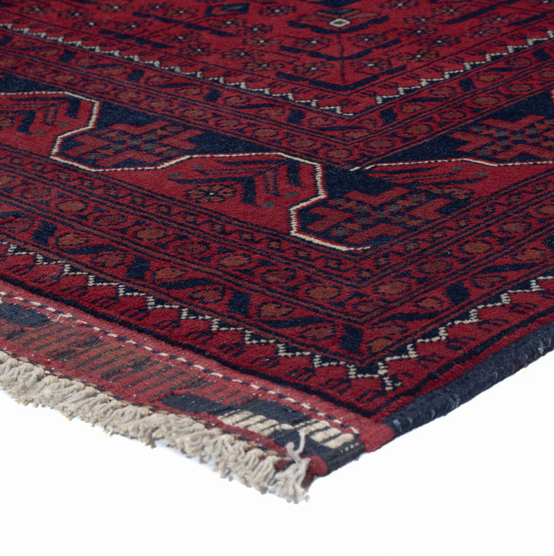 Afghan Rug - Kunduz - Royal - 199 x 150 cm - red